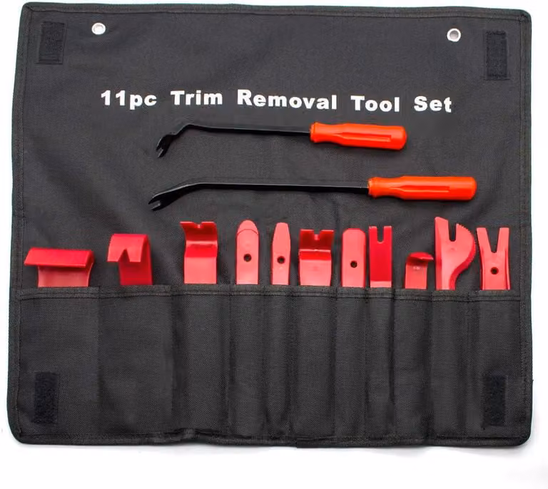 Set di strumenti per la rimozione di rivestimenti interni, composto da 13 pezzi, ideale per modanature delle portiere e interni dell'auto