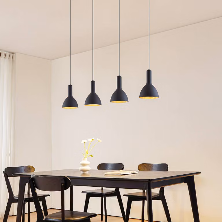 Lampada a sospensione Cosmina Arcchio, dimmerabile, Nero, Cucina, Metallo, Moderno, Lampada a sospensione