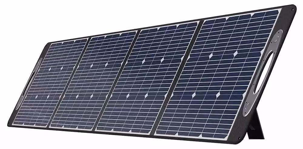 Pannello solare - Pannelli solari - Portatile - Pieghevole - Alimentazione di emergenza - Con supporto - Per uso domestico - Per tende