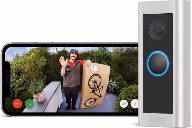 Videocitofono, RING Pro, cablato, guida DIN, video HD, rilevatore di movimento