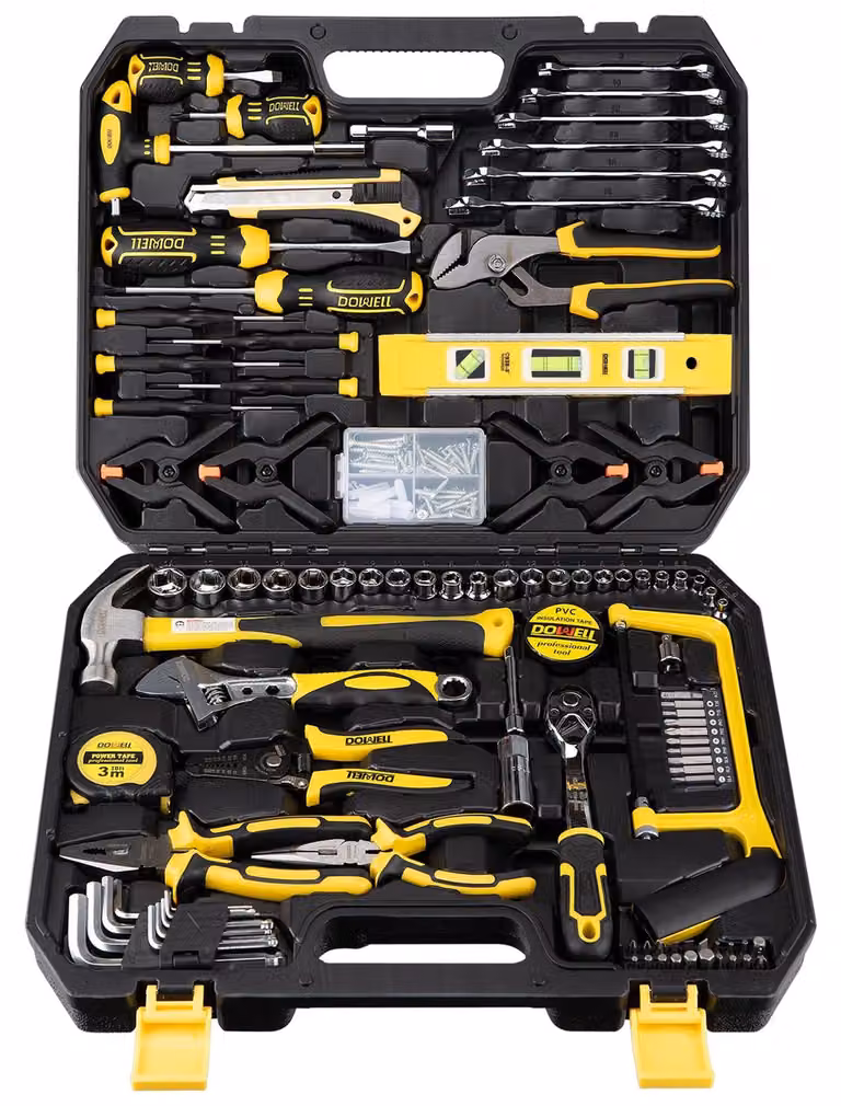 Set di utensili completo per uso automobilistico e domestico
