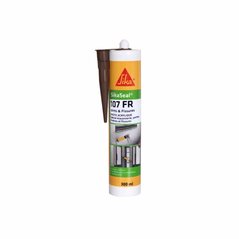 Sigillante acrilico per facciate - SIKA SikaSeal 107 Guarnizioni e crepe - Mogano - 300 ml