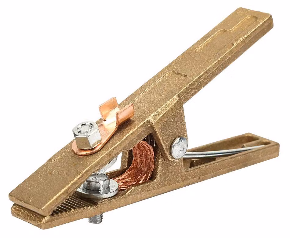 Morsetto di messa a terra 260A/300A/500A per saldatrici, professionale e resistente