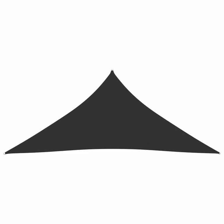 The Living Store Tenda da sole in tessuto Oxford triangolare 4,5x4,5x4,5 m Antracite