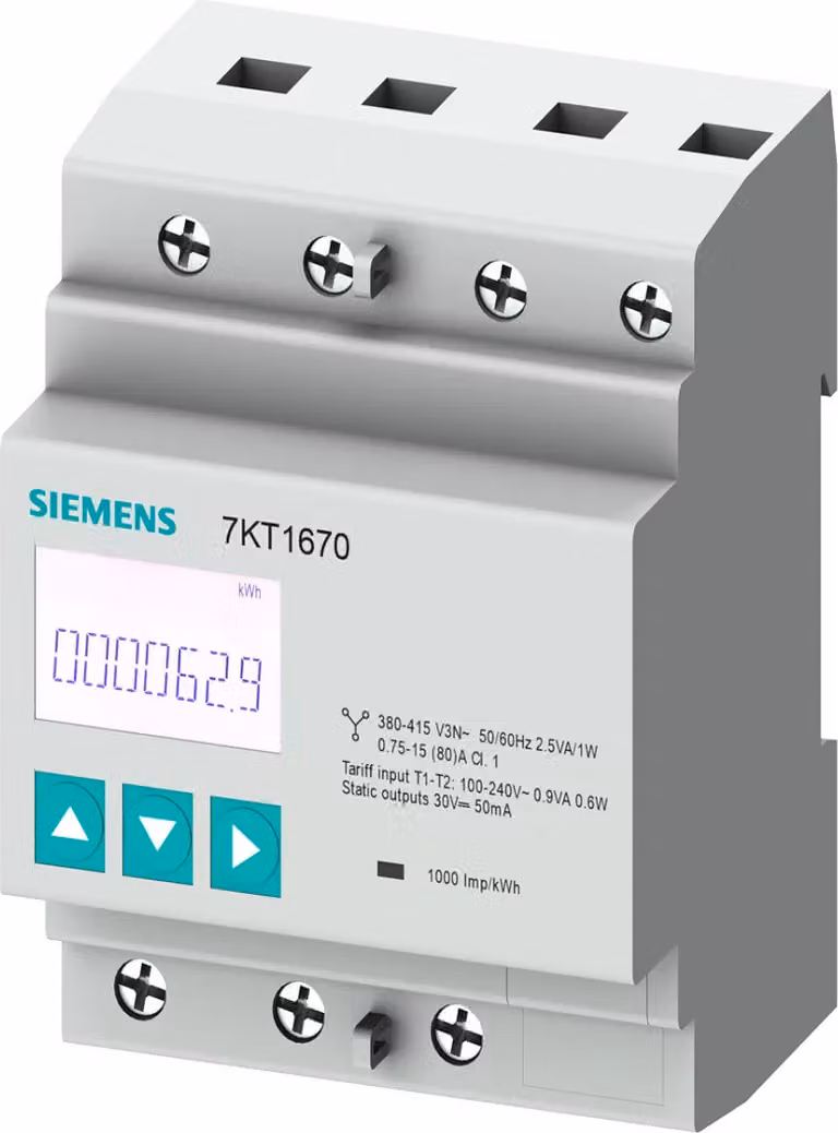 Siemens 7KT1665 Contatore trifase digitale 80 A (7KT1665)