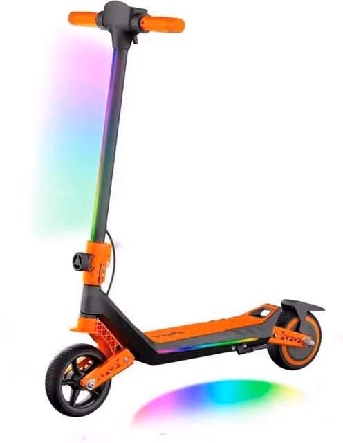 Tecnobike Shop - Monopattino Elettrico U8 24V Litio per Ragazzi 3 Speed-Arancione