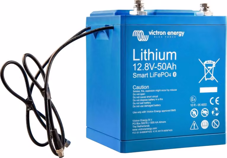 Victron Energy 12,8V 50Ah Batteria intelligente al litio LiFePO4