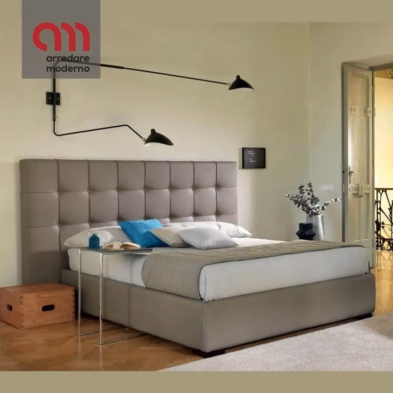 Letto Malika Large Ergogreen una piazza e mezza contenitore