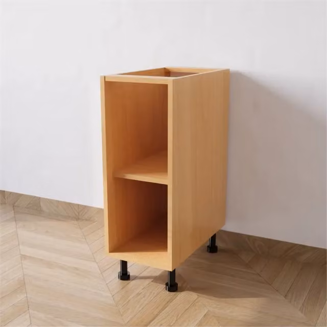 Base cucina Calandrelli in legno color faggio beige senza ante L: 40 cm, P: 55,5 cm, H: 72 cm