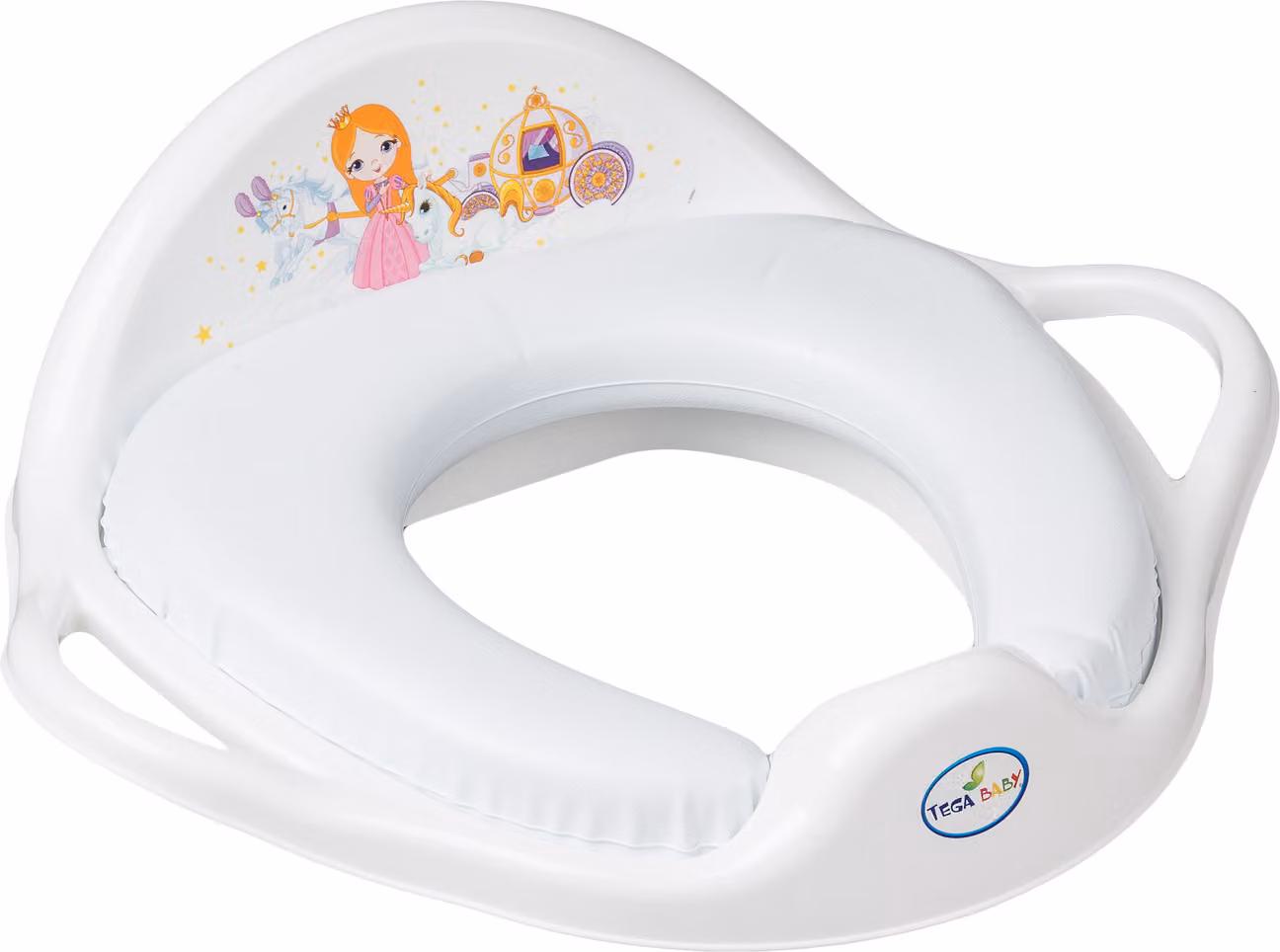 TEGA BABY Sedile morbido per wc Little Princess bianco