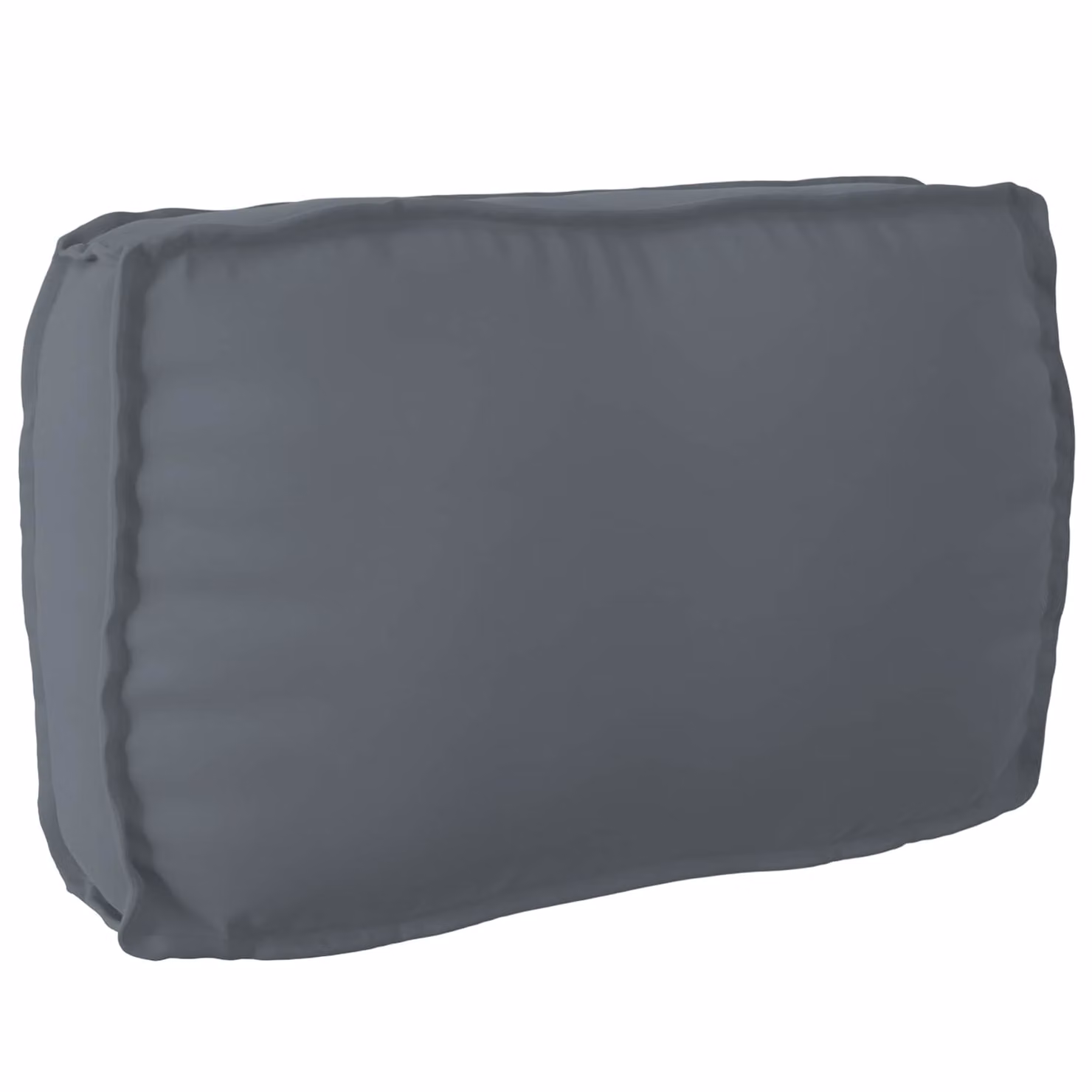 Cuscino rettangolare da esterno vidaXL in tessuto Oxford antracite, idrorepellente, L: 70 cm, P: 40 cm, H: 12 cm