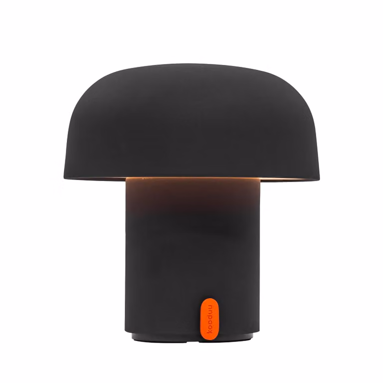 kooduu sensa lampada portatile da tavolo antracite dimmerabile e ricaricabile via USB