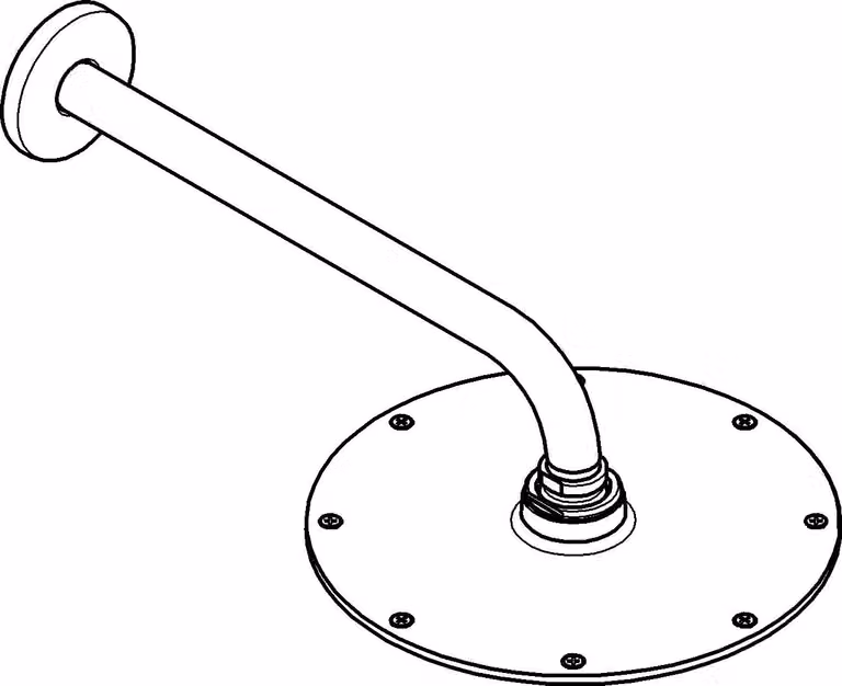 Grohe Ensemble de douche de tête Cosmopolitan 210 Rainshower 286 mm, sans restriction de débit, 26052000, 26052000