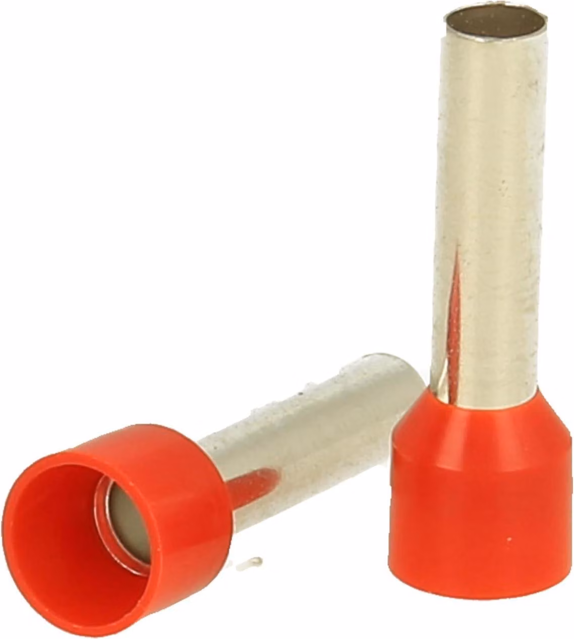 Capicorda isolati DIN 46228 parte 4, misura L, codifica colore DIN sezione 10 mm² rosso - 1 pezzo