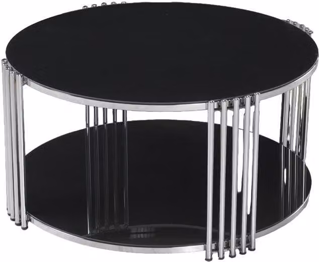 Couchtisch Elegantes Schwarz Luxus Design Metall Möbel Wohnzimmer Couchtische