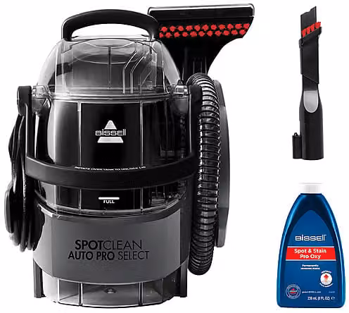 Smacchiatore Bissell SpotClean Auto Pro Select da 750 W, Nero, per uso in auto