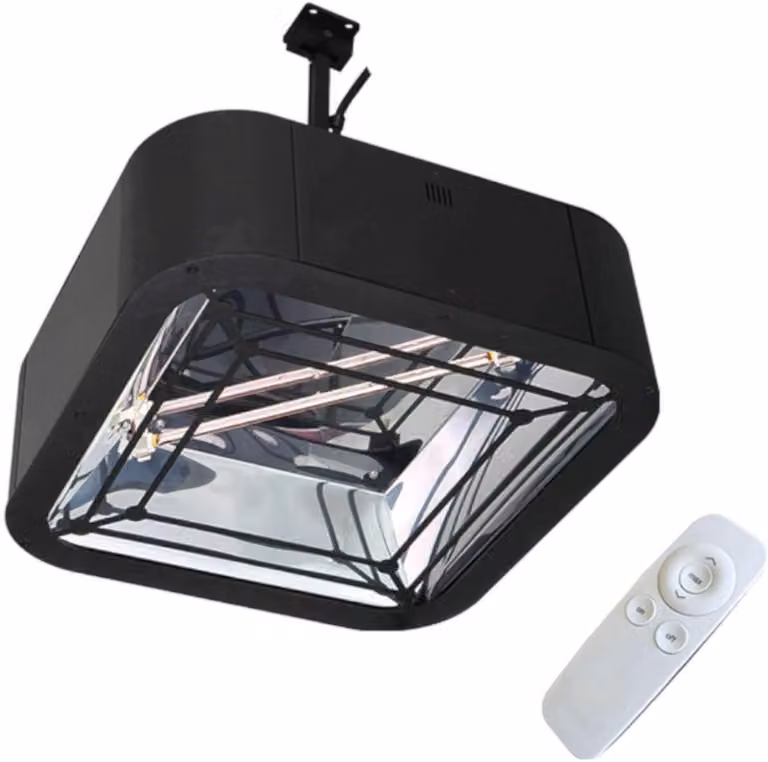 Riscaldatore a infrarossi Terrasstraler HM-Q da 2000 Watt, riscaldatore per esterni