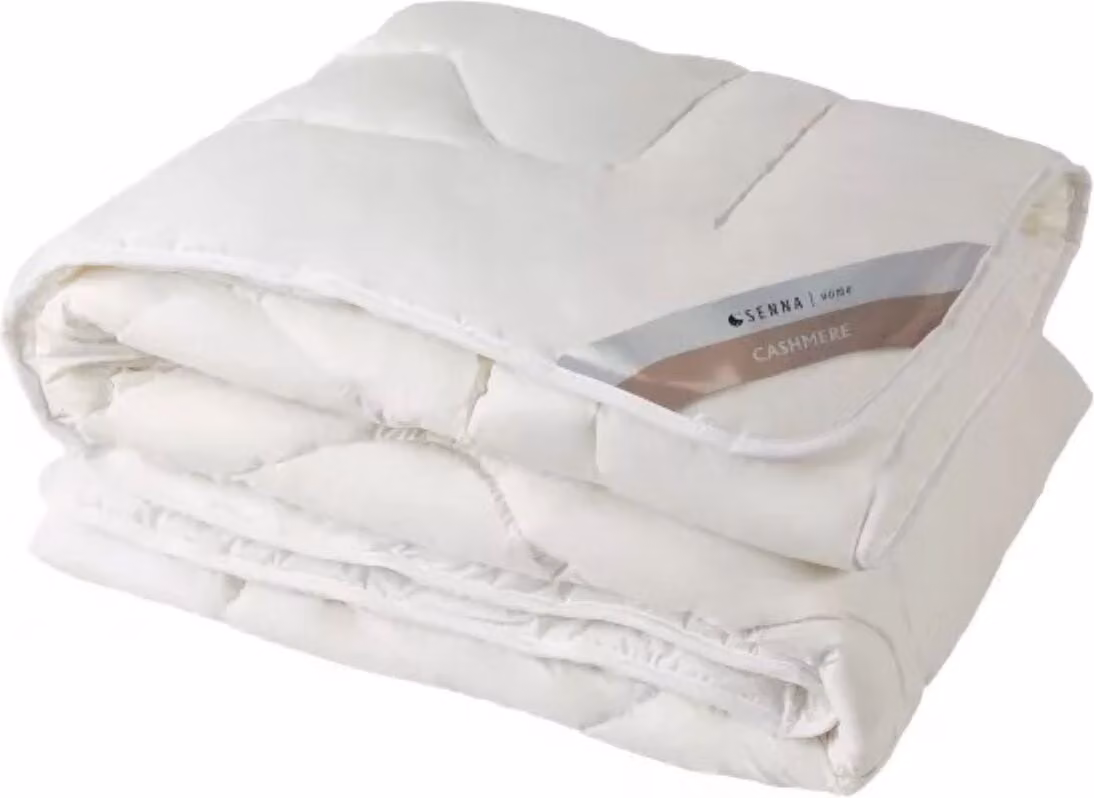Piumino, piumino per tutte le stagioni 180x200 KASZMIR Senna Home, naturale, cotone, lana cashmere