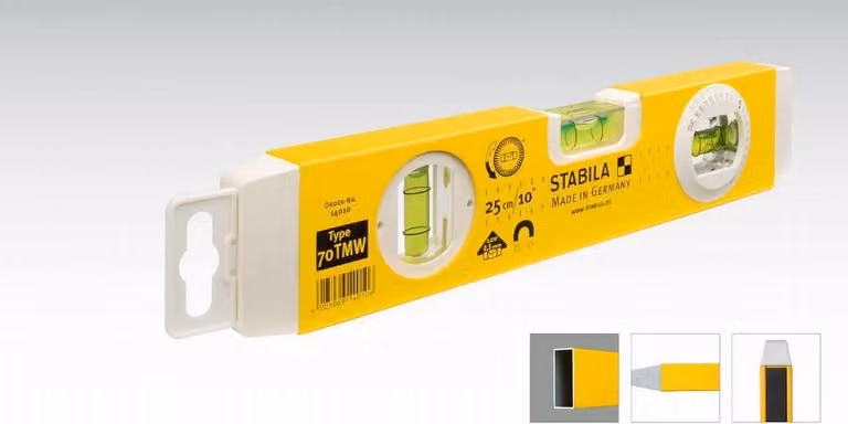 Stabila 70 TMW level 0.259 m White, Yellow
