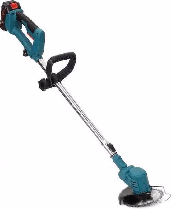 Set di spazzole per erbacce - Diserbante - Spazzola elettrica per erbacce - Spazzola articolata - Decespugliatore per erbacce - Incluse 2 batterie e cavo di ricarica