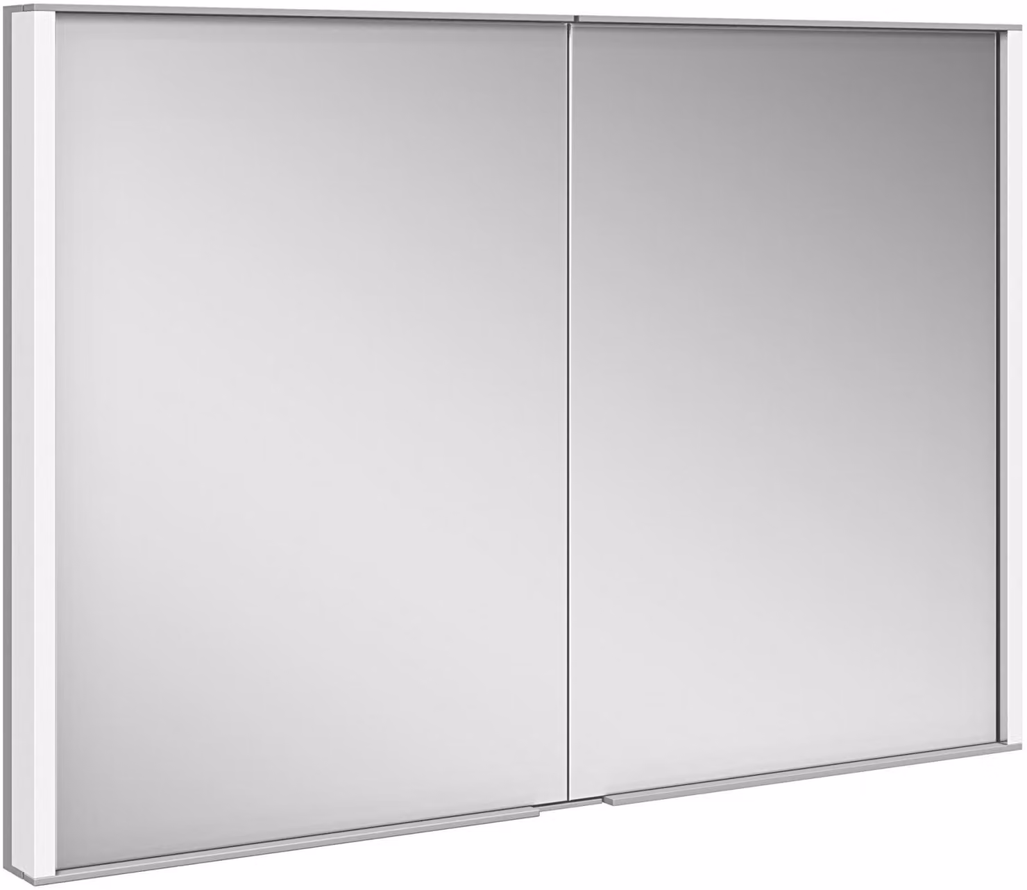 KEUCO ROYAL MATCH armoire de toilette encastrable, 2 portes en miroir double cristal, 1000mm, 12813171301, 12813171301