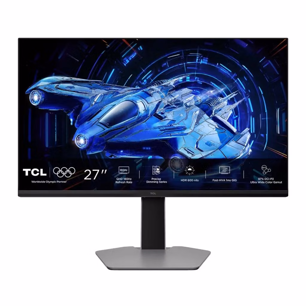 Monitor Gaming TCL 27G64 da 27 pollici, Pannello IPS QHD, 180Hz, 1ms, MiniLED, Bianco – 2