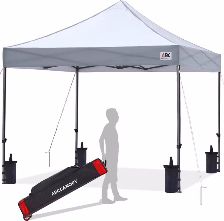 ABCCANOPY padiglione piatto padiglione pop-up tenda da giardino con borsa per ruote