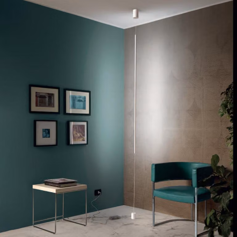 Plafoniera Contemporanea Nood Metallo Bianco Led 30W