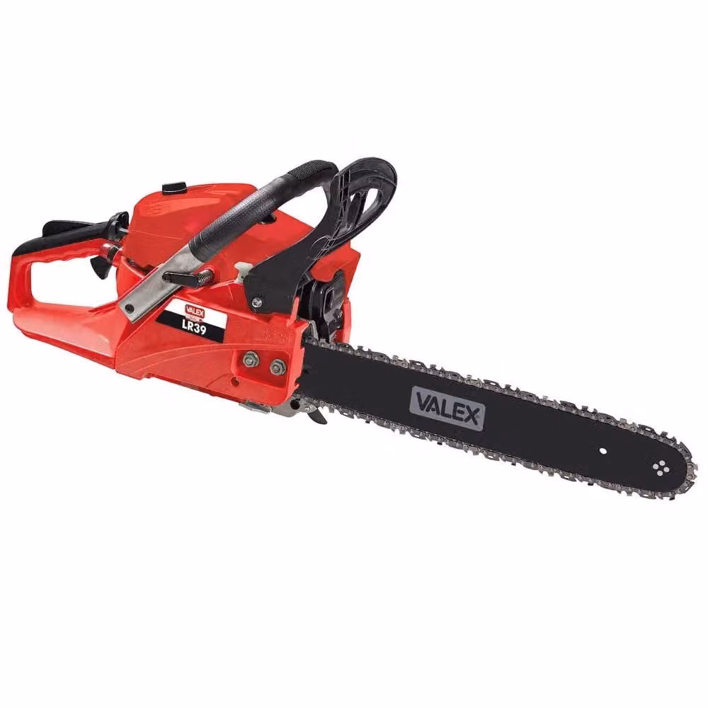 Motosega a gas Valex LR39 rossa con catena 3/8" e barra da 18 cm – 2