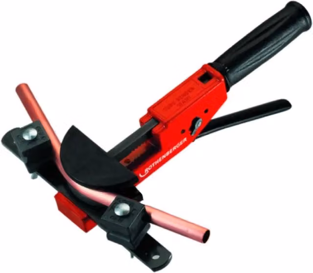 Curvatubi per rame Rothenberger da 10 a 22 mm in ottone colore rosso