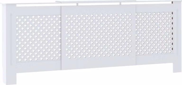 Copertura per Radiatore Bianca in MDF 205 cm