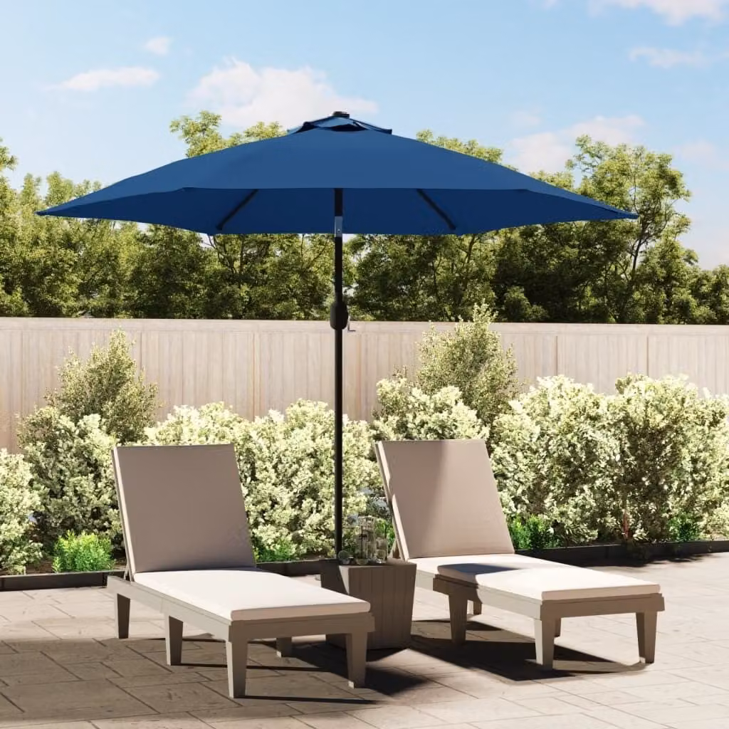 Maison Exclusive - Telo di Ricambio per Ombrellone Azzurro 300 cm