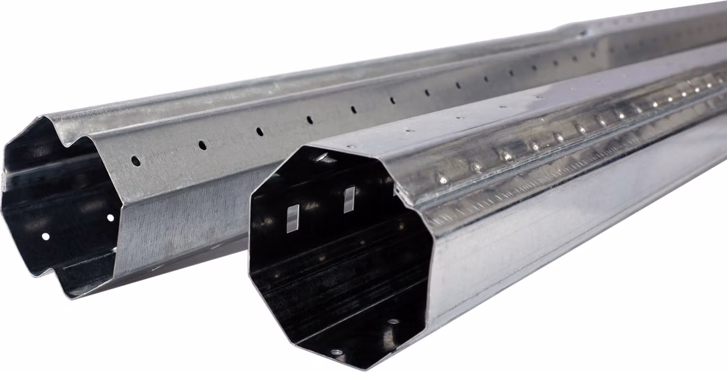 Set di alberi per tapparelle Schellenberg Maxi, per albero ottagonale da 60 mm, per l'avvolgimento di una tenda per tapparelle, accorciabile singolarmente, 160 cm, 86005