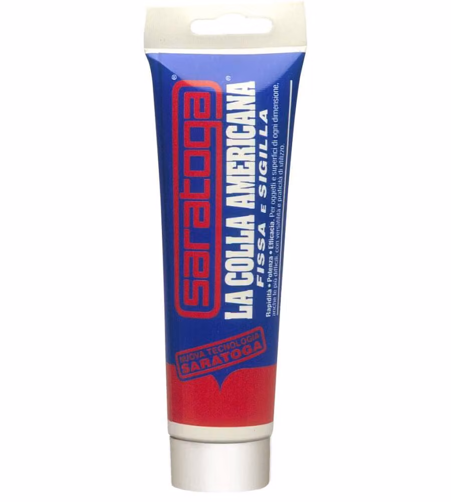 Saratoga Colla Americana Classic Trasparente 200g Adesivo Multiuso