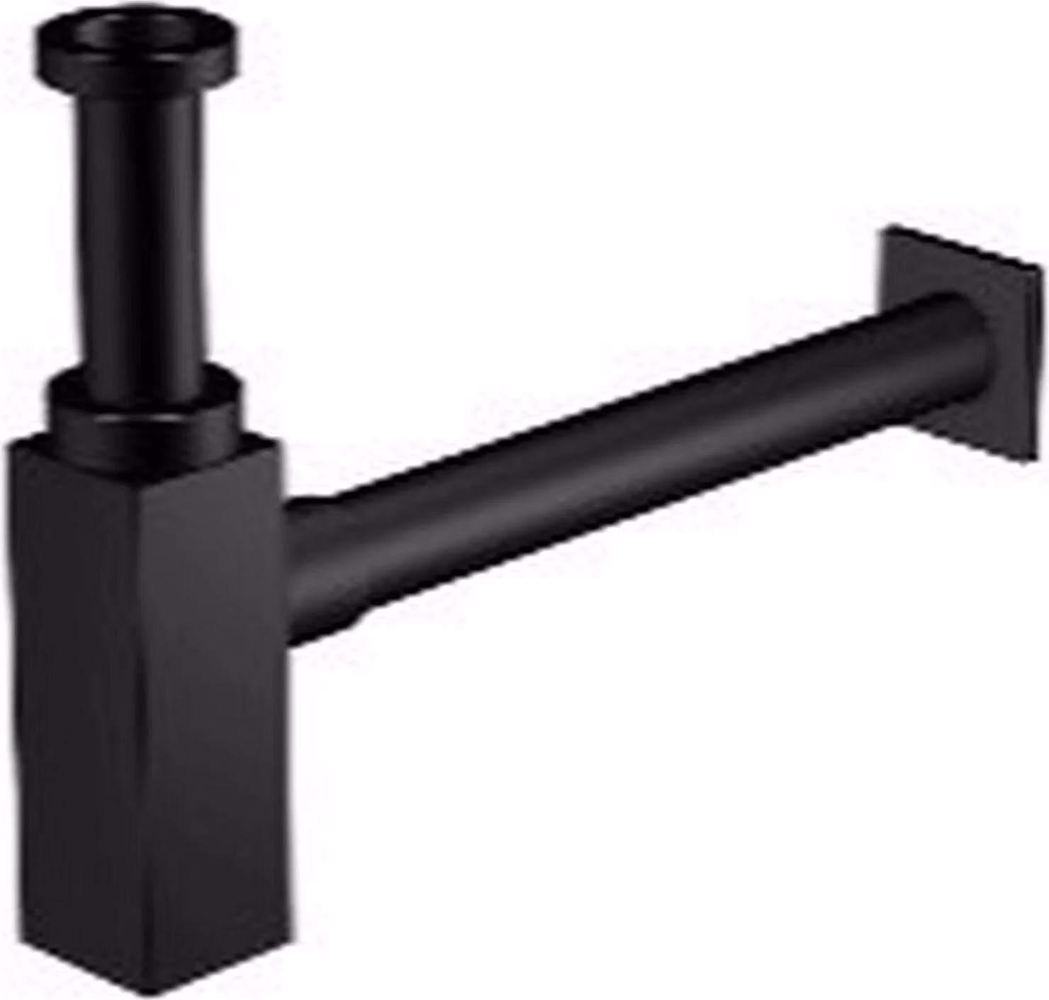 Steinberg Serie 120 Design-Sifone nero opaco, 1 pz.