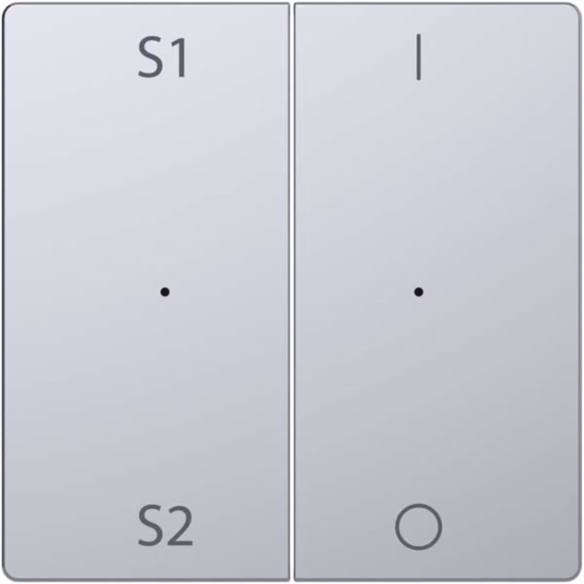 MERTEN MEG5228-6036 Interruttore a bilanciere in acciaio inossidabile, design di sistema
