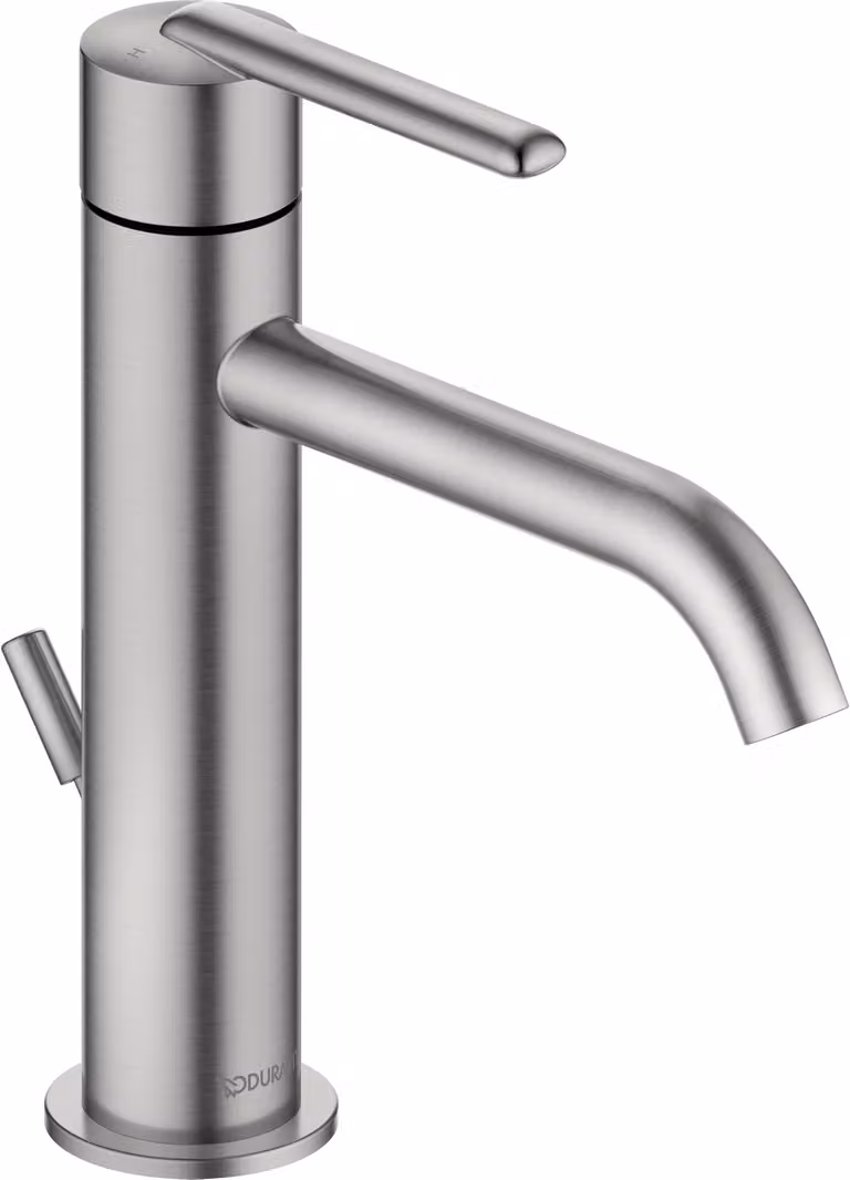 Miscelatore per lavabo Balcoon M, finitura spazzolata, 138 mm, a risparmio idrico