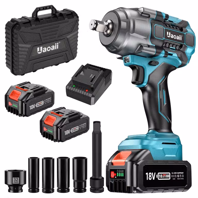 Avvitatore a percussione Accu da 1300 Nm - 12 Volt - con 2 batterie al litio da 5000 mAh