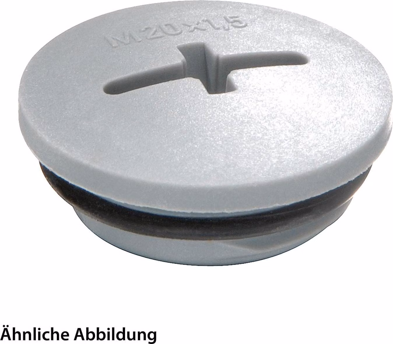 Tappo cieco WISKA M40x1,5 rotondo con intaglio a croce incl. O-ring poliammide (PA) lunghezza filettatura 8,0 mm - 1 pezzo