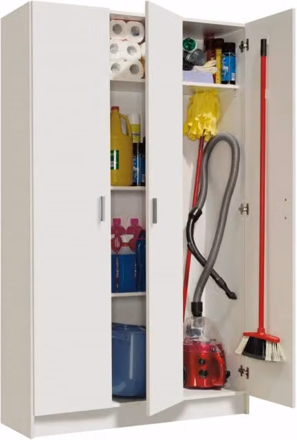 Armadio 3 Ante Multiuso Cm.108 x 37 x 180h Kit