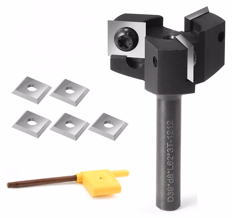 Fresatrice per legno, 8 mm, diametro di taglio 39 mm, con 8 lame