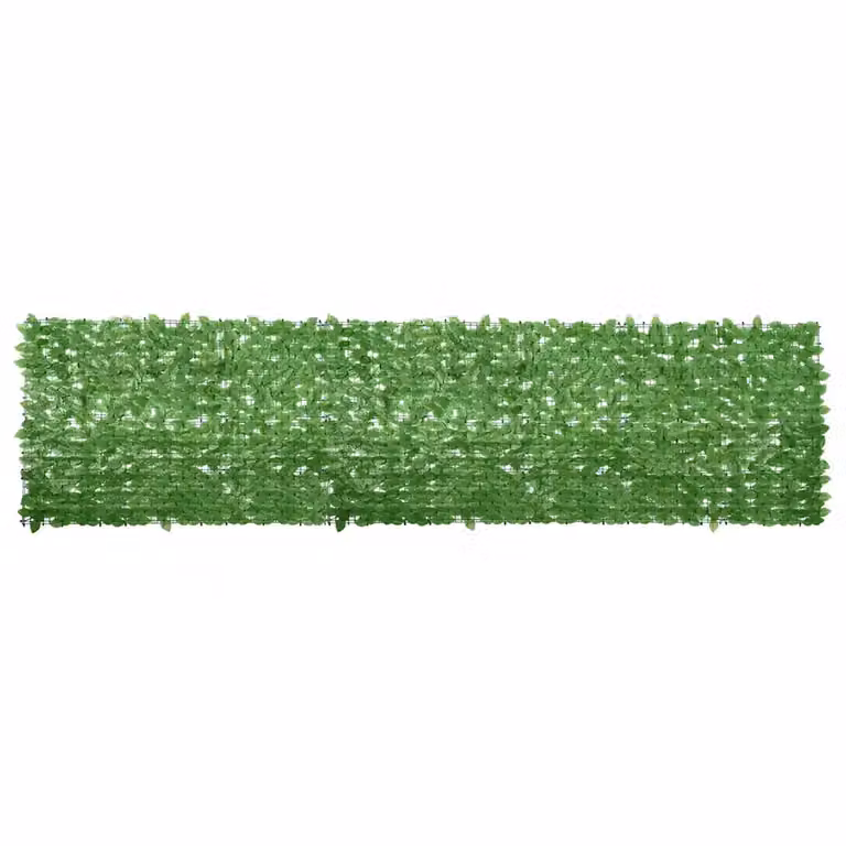 Paravento da balcone con siepe artificiale verde vidaXL L 400 cm x H 100 cm