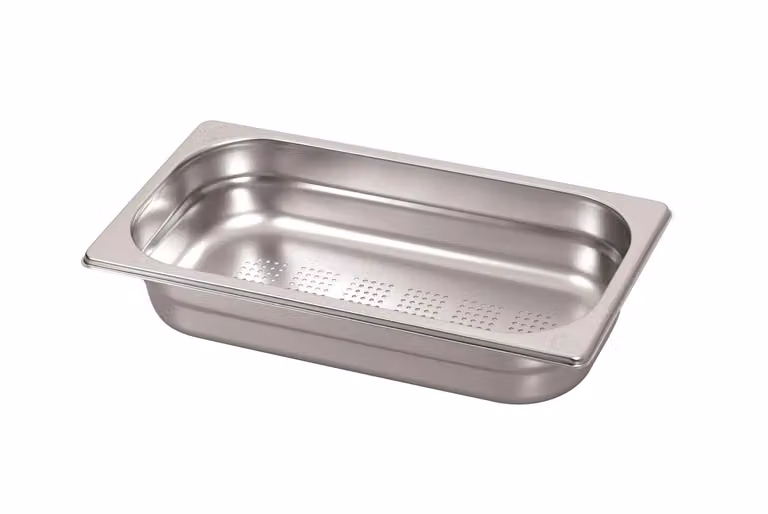 Bacinella Gastronorm forata GN 1/3 6 pezzi cm. 32,5x17,6 h. cm. 10