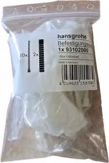 kit di montaggio del modulo termostatico hansgrohe