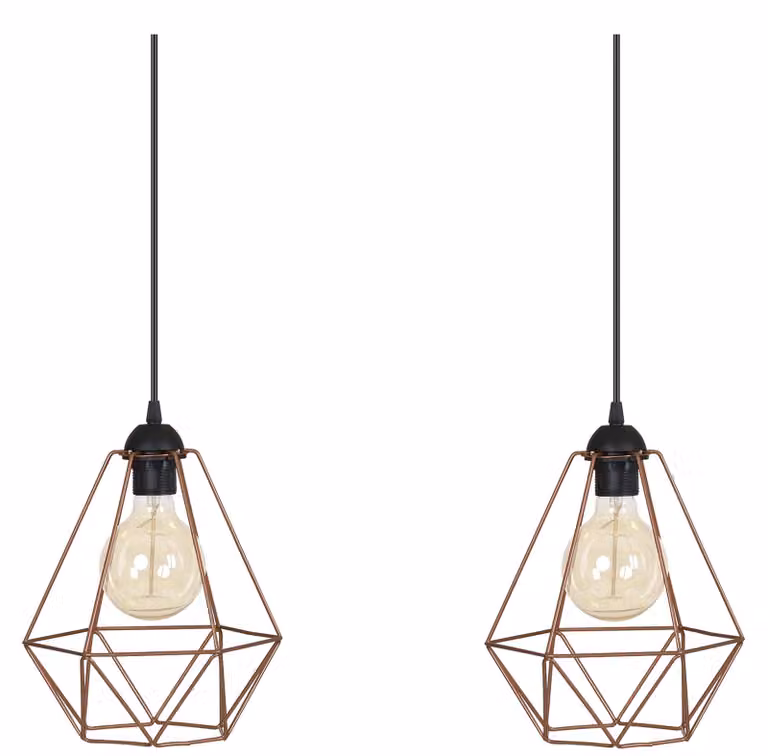 Lampada a sospensione Loft Retro Edison rame – Lampada a sospensione Lampada da soffitto Design industriale