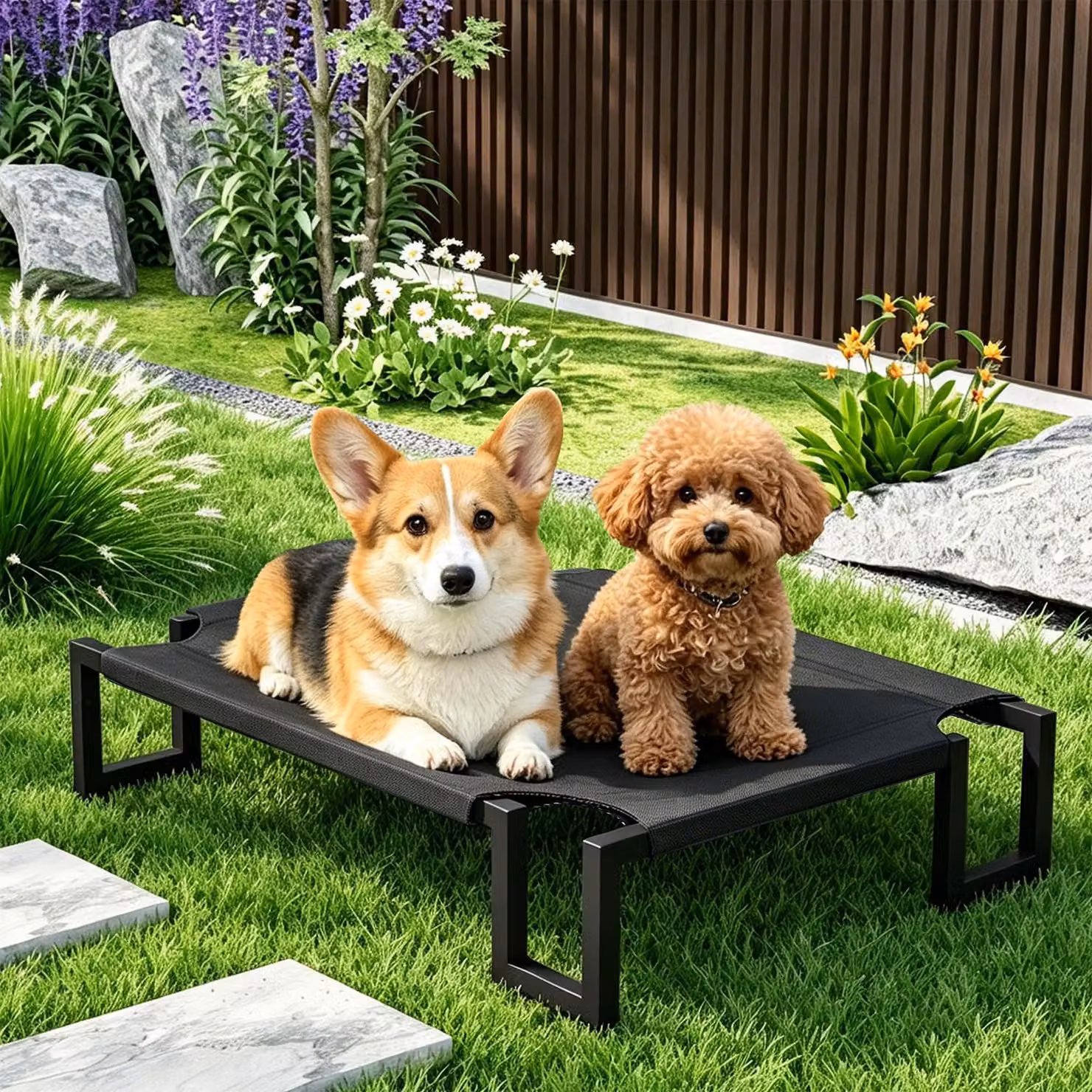 Solidchoice - Cuccia rialzata per cani di taglia grande