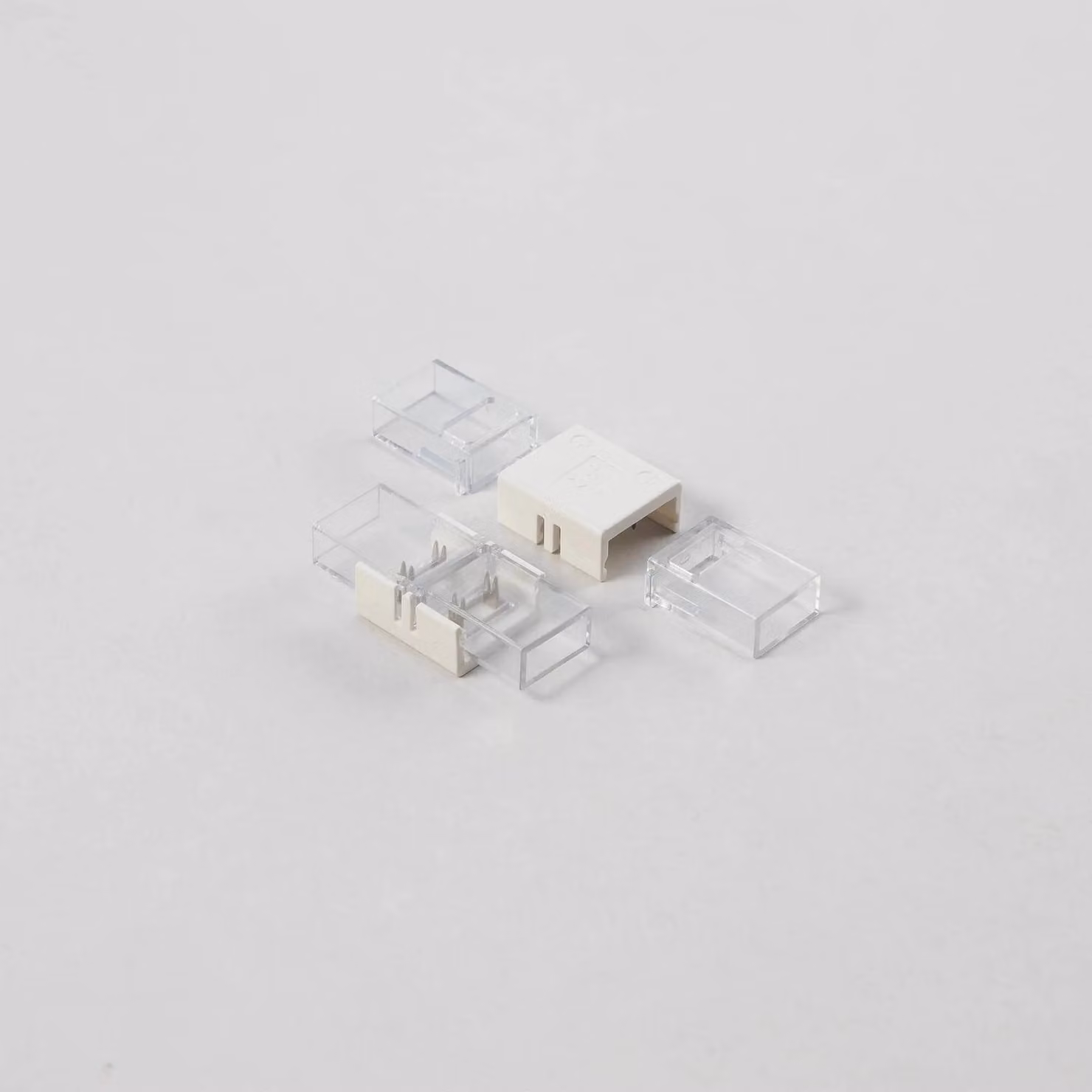 ARELUX XSOLIS - Elemento di connessione lineare per strisce LED, larghezza 8 mm, grado di protezione IP6x (set di 5 pezzi)