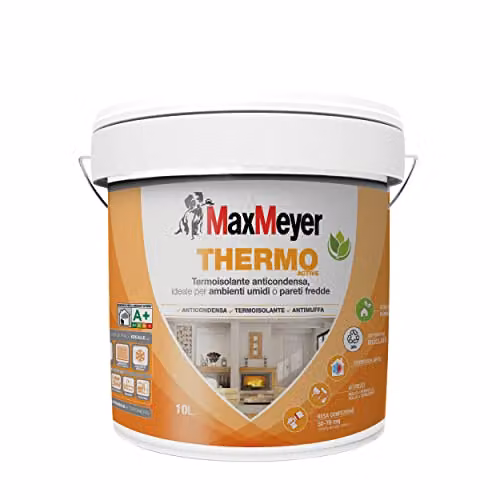 Max Meyer Pittura Thermo Active Termica A+ 10L Antimuffa Termoisolante Anticondensa