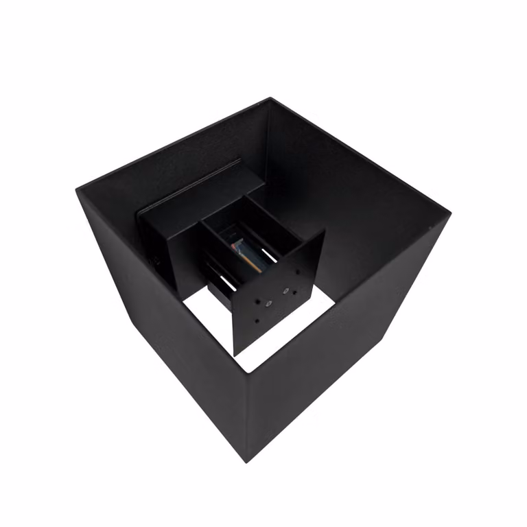 Dyberg Larsen Applique da esterni a LED Venus, Nero, Alluminio, Scandinavo, Applique LED da esterni