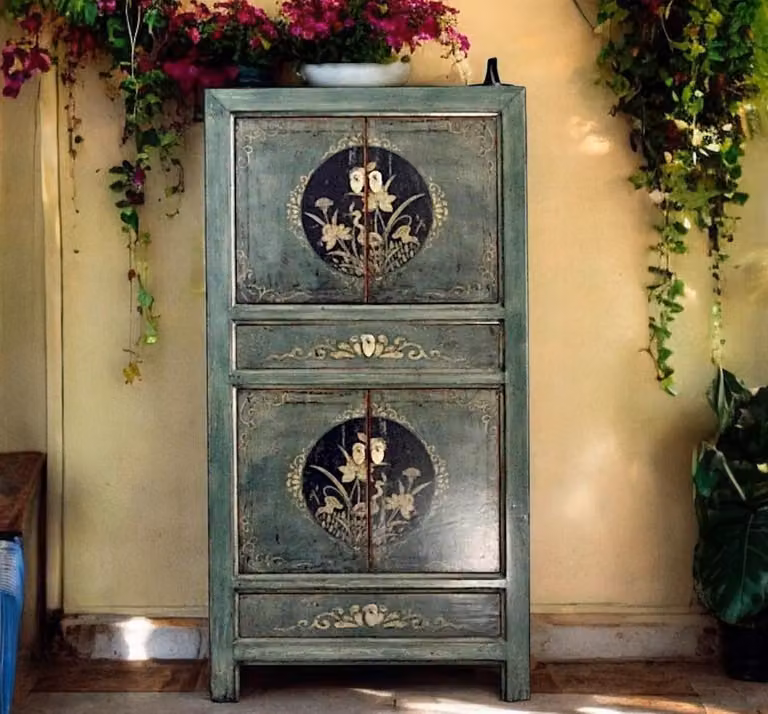 Asia mobili armadio cassettiera armadio matrimonio armadio asiatico orientale cinese estremo orientale Cina vintage stile casa di campagna completamente assemblato